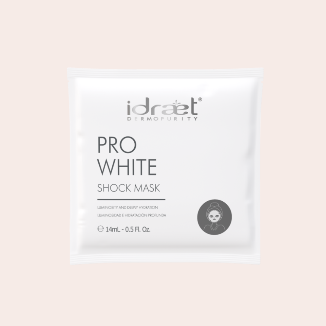 Pro White Shock Mask - Mascara de tela 1un