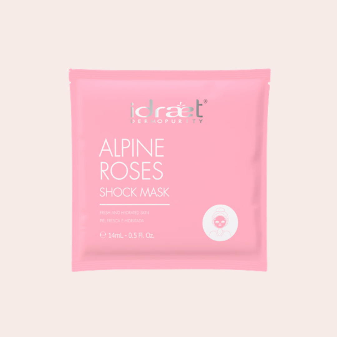 Alpine Roses Shock Mask - Mascara de Tela 1un