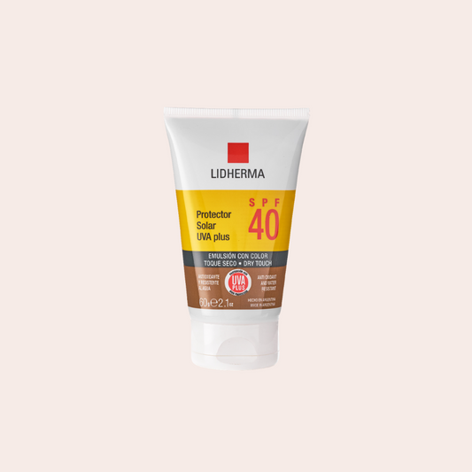 Protector Solar UVA Plus SPF 40 Toque Seco Color - 60g