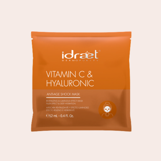 Vitamin C y Hyaluronic Shock Mask - Mascara de tela 1un