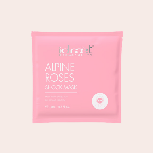 Alpine Roses Shock Mask - Mascara de Tela 1un